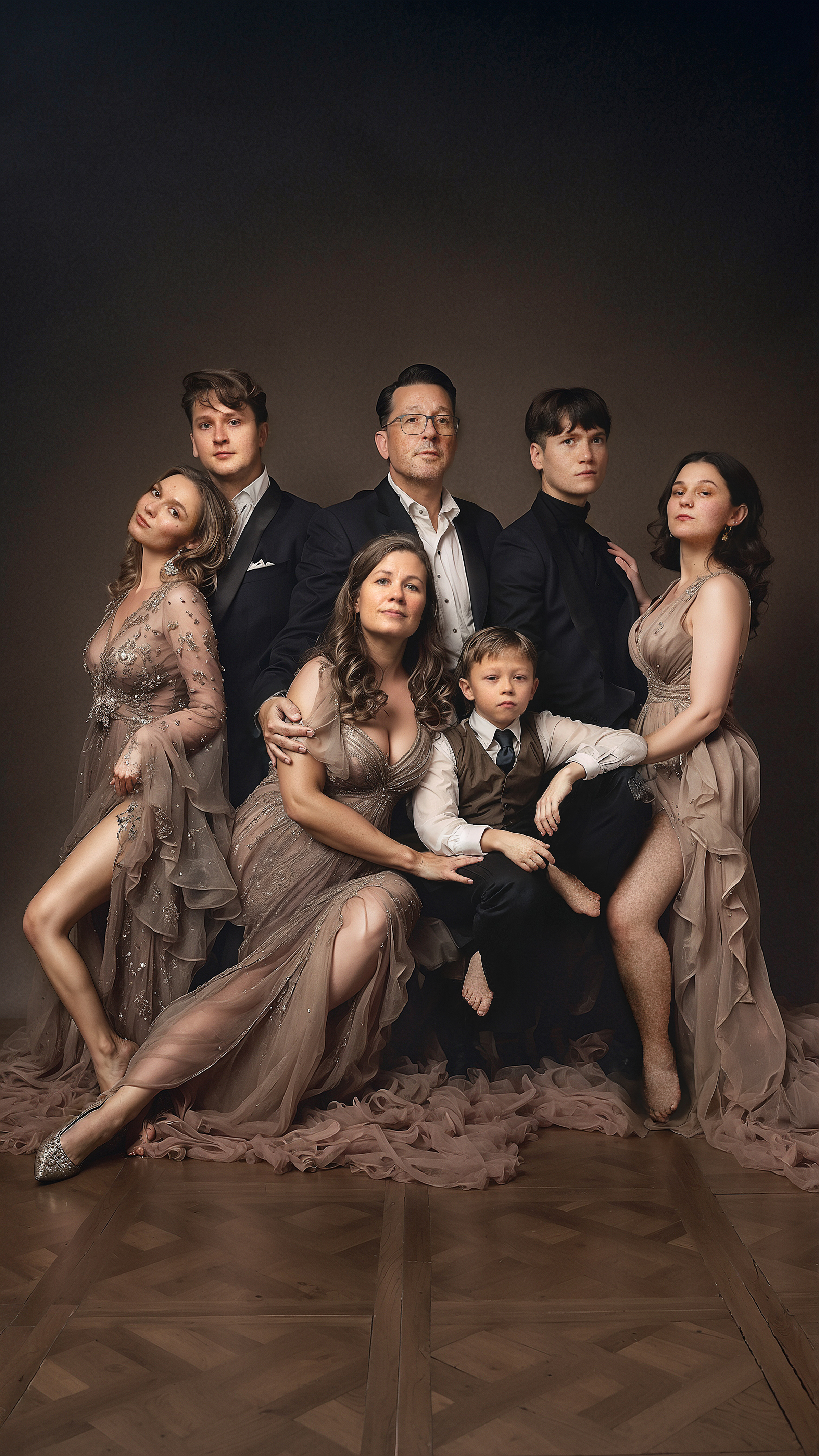 Verena Panzitt mit ihrer Familie